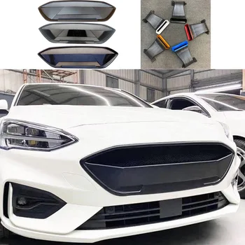 Решетка переднего бампера автомобиля Верхняя RS Решетка воздухозаборника Модификация фурмы воздухозаборника Подходит для Ford Focus ST 2019 2020 2021