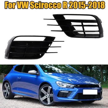Левый и Правый Передний бампер автомобиля, противотуманные фары, крышка лампы, решетка, нижняя решетка ABS Для Volkswagen VW Scirocco R 2015 2016 2017 2018