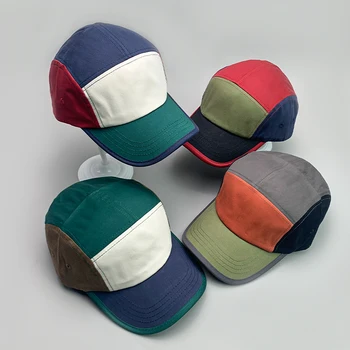 Японская мода, подходящие по цвету Мужские и женские бейсболки, хлопковые универсальные удобные уличные спортивные кепки Унисекс, быстросохнущие кепки