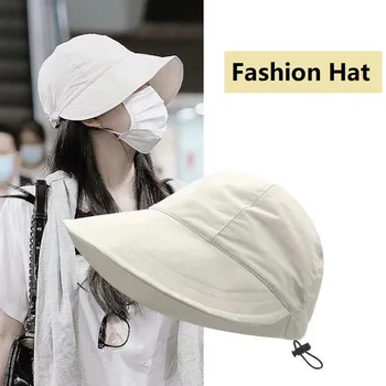 Портативная панама для женщин, Регулируемые Дышащие солнцезащитные шляпы для путешествий на открытом воздухе, Складная рыболовная кепка для мужчин