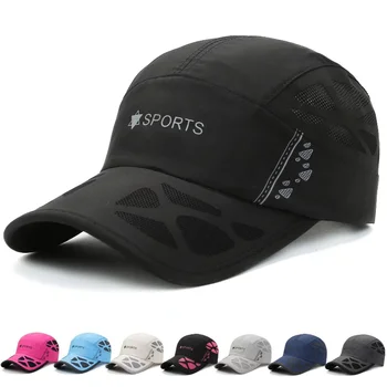 Уличные шляпы для гольфа, рыбалки, мужские быстросохнущие водонепроницаемые женские Мужские бейсболки, регулируемые спортивные летние солнцезащитные шляпы Gorras Hombre 모자