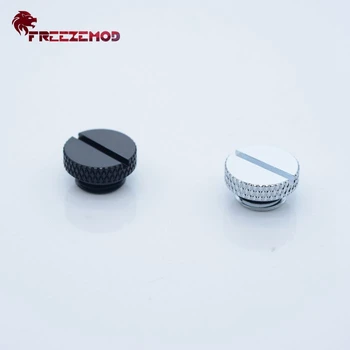 Прямая заглушка для водяного охлаждения FREEZEMOD PC с ручной затяжкой HDT-BA1 - Запорный фитинг для защиты от протечек в форме монеты