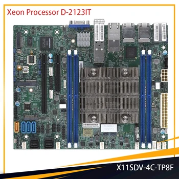 Новый процессор X11SDV-4C-TP8F Xeon D-2123IT DDR4-2133MHz Flex ATX 4 *SATA3 Порт Для материнской платы Supermicro Высокое Качество Быстрая доставка