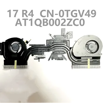 CN-0TGV49 0TGV49 TGV49 Вентилятор Радиатора Для Dell Alienware 17 R4 Радиатор AT1QB002ZC0 100% Работает хорошо