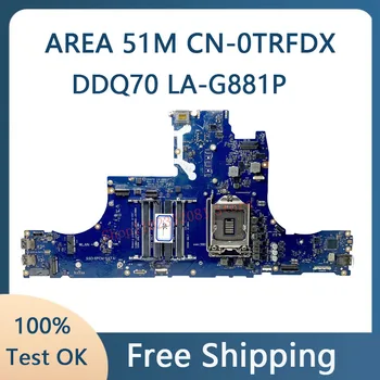 TRFDX 0TRFDX CN-0TRFDX DDQ70 LA-G881P Высококачественная Материнская плата Для ноутбука DELL AREA 51M Материнская плата 100% Полностью работает Хорошо