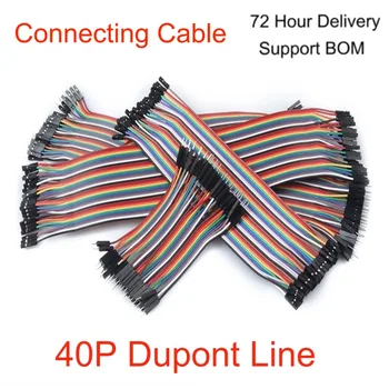 Цветной DuPont Line 2,54 мм 40 P Плоский кабель От Женщины К женщине/От Мужчины к женщине/От Мужчины К мужчине 10 см Соединительный Кабель Для Arduino DIY KIT