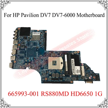 материнская плата для ноутбука HP Pavilion DV7 DV7-6000 Материнская плата Intel 665993-001 RS880MD HD6650 1G материнская плата 100% протестирована нормально
