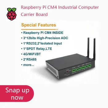 Промышленная компьютерная плата CM4 для электронного управления на базе регистратора данных с двойным портом Ethernet Raspberry Pi