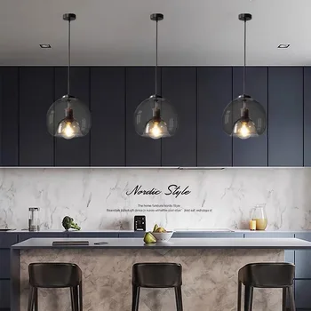 Светодиодная потолочная люстра ретро E27 стол для гостиной, украшение кухни в американском стиле, спальня, роскошная современная художественная люстра