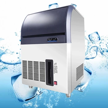 Льдогенератор в форме полумесяца Электрическая машина для приготовления льда Кафе Магазин молочного чая Коммерческий Автоматический Кубик льда Высокая эффективность