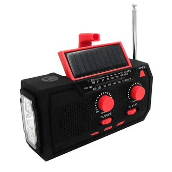 Многофункциональная Рукоятка Солнечная Радио Лампа для чтения Bluetooth TF Воспроизведение Аварийный светодиодный фонарик Для кемпинга на открытом воздухе