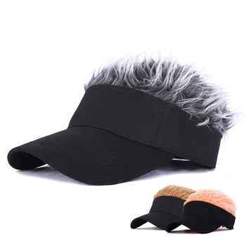 Мужская бейсбольная кепка-новинка, парик, солнцезащитная кепка, Мужская хип-хоп шляпа, бейсбольная кепка-повязка, Спортивная повседневная модная новая шляпа
