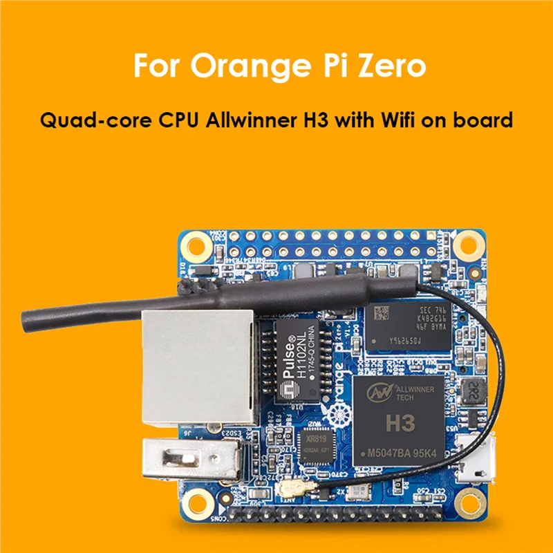 Для Orange Pi Zero 512 МБ Allwinner H3 чип Плата разработки микрокомпьютера Программирующий микроконтроллер . ' - ' . 5