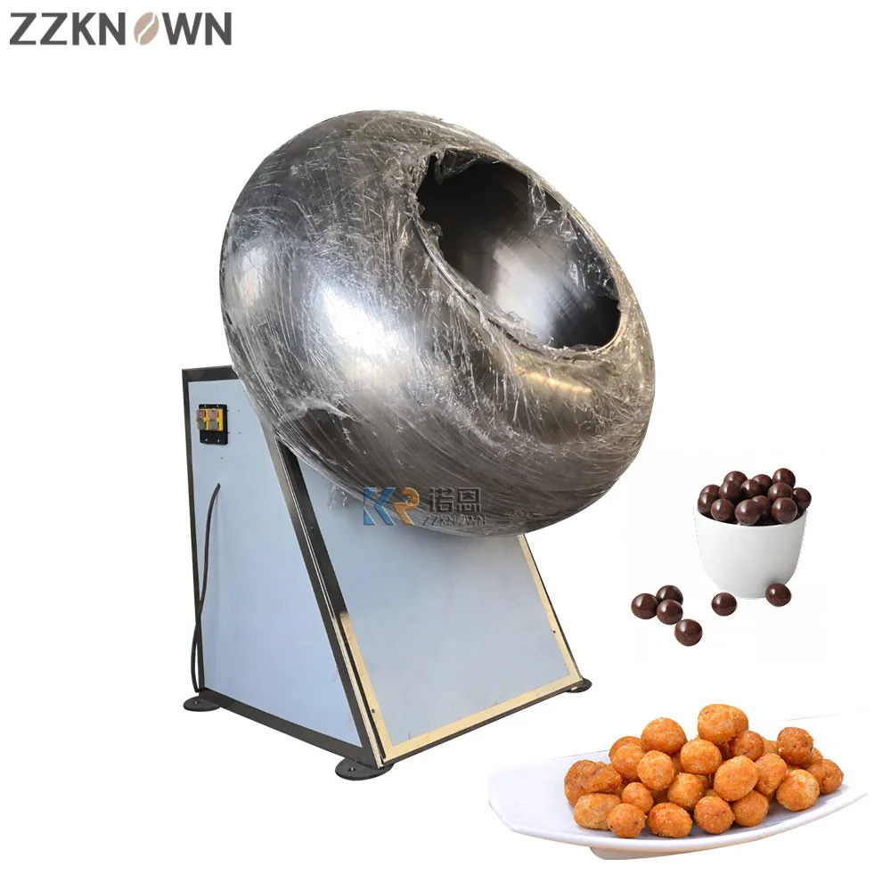 Многофункциональная машина для нанесения покрытия на орехи с шоколадным миндалем, машина для нанесения покрытия на арахисовый сахар . ' - ' . 2