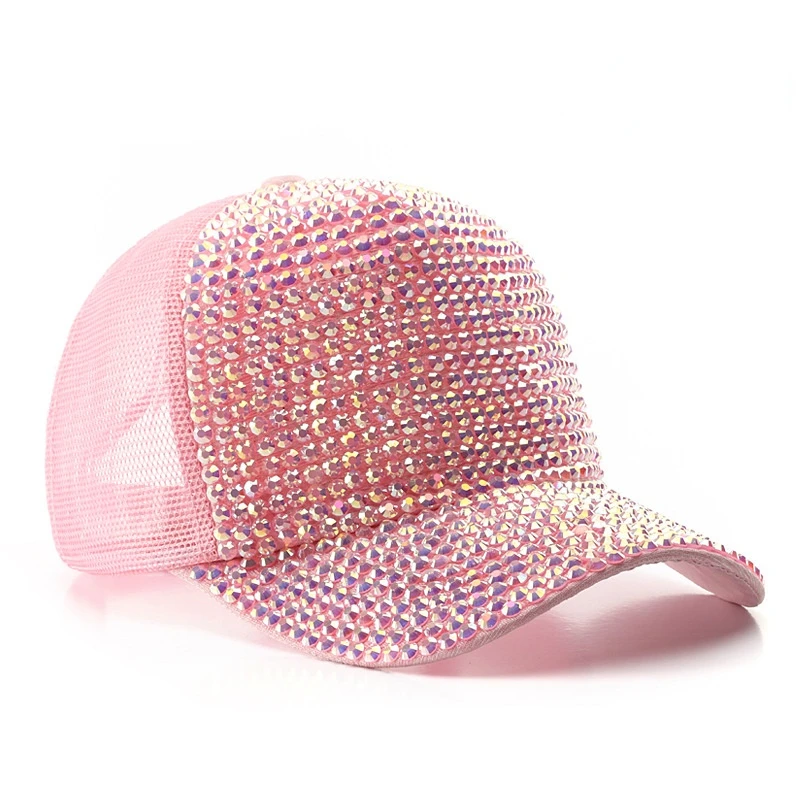 Модная Дизайнерская летняя бейсболка для женщин, шляпы, кепки со стразами, солнцезащитные кепки для женщин, уличные козырьки Kpop, хип-хоп шляпа . ' - ' . 3