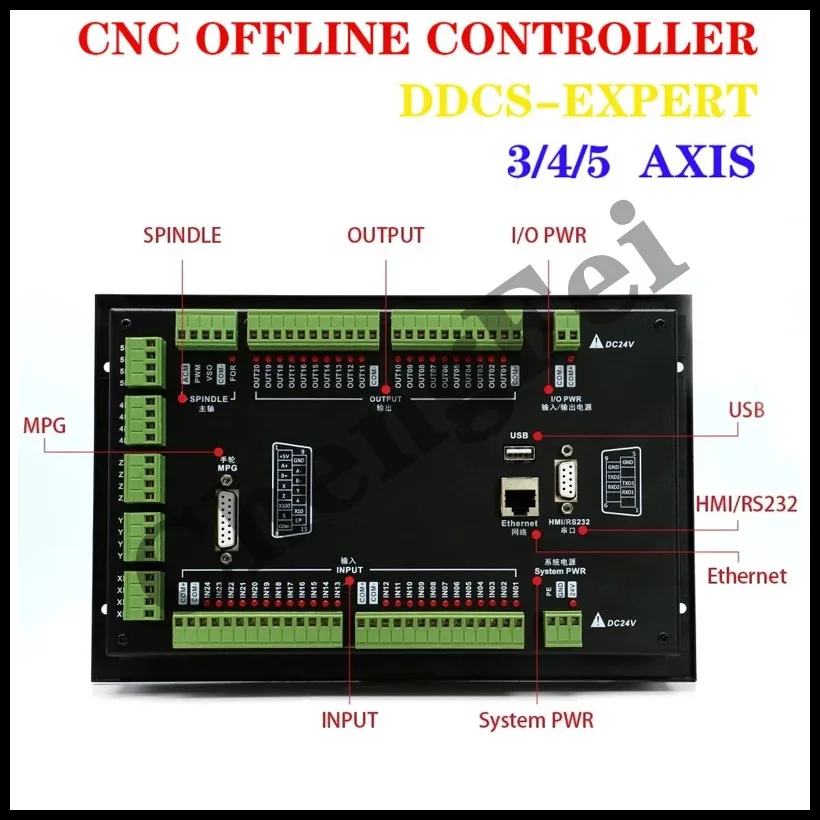 Новый автономный контроллер DDCS-EXPERT/M350 с ЧПУ 3/4/5 axis kit используется для механической обработки с ЧПУ и гравировки, заменяя mach3 DDCSV3.1 . ' - ' . 4