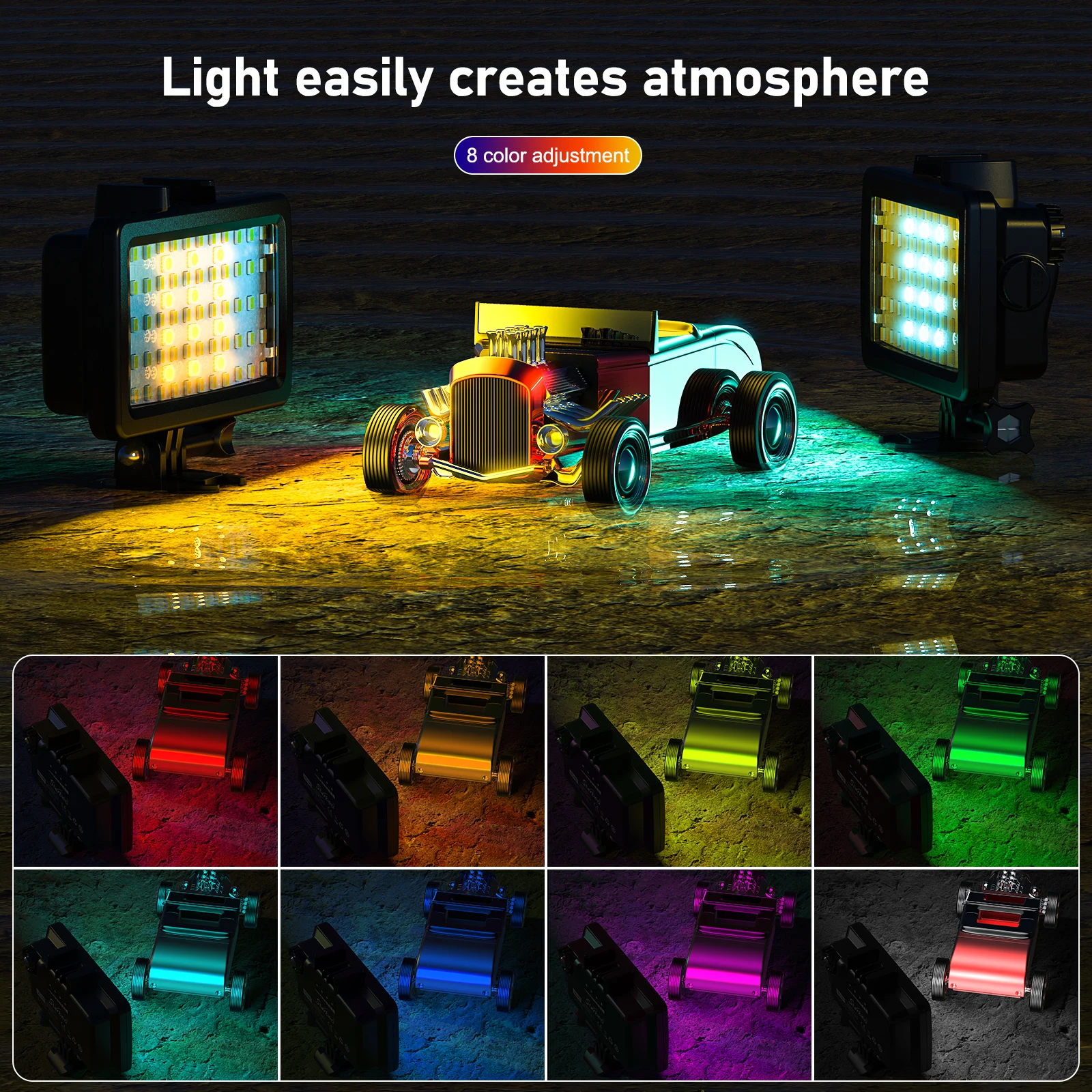 Фонарик Seafrogs 5000 ЛЮКС для подводной камеры с красочным светом, водонепроницаемые светодиодные аксессуары для фотографического освещения для дайвинга . ' - ' . 3